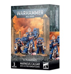 Warhammer 40k Ultramarines Marneus Calgar with Victrix Honour Guard